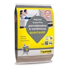 Rejunte Para Porcelanatos Cerâmicas Mármores E Granitos Superfino Corda 5kg Quartzolit