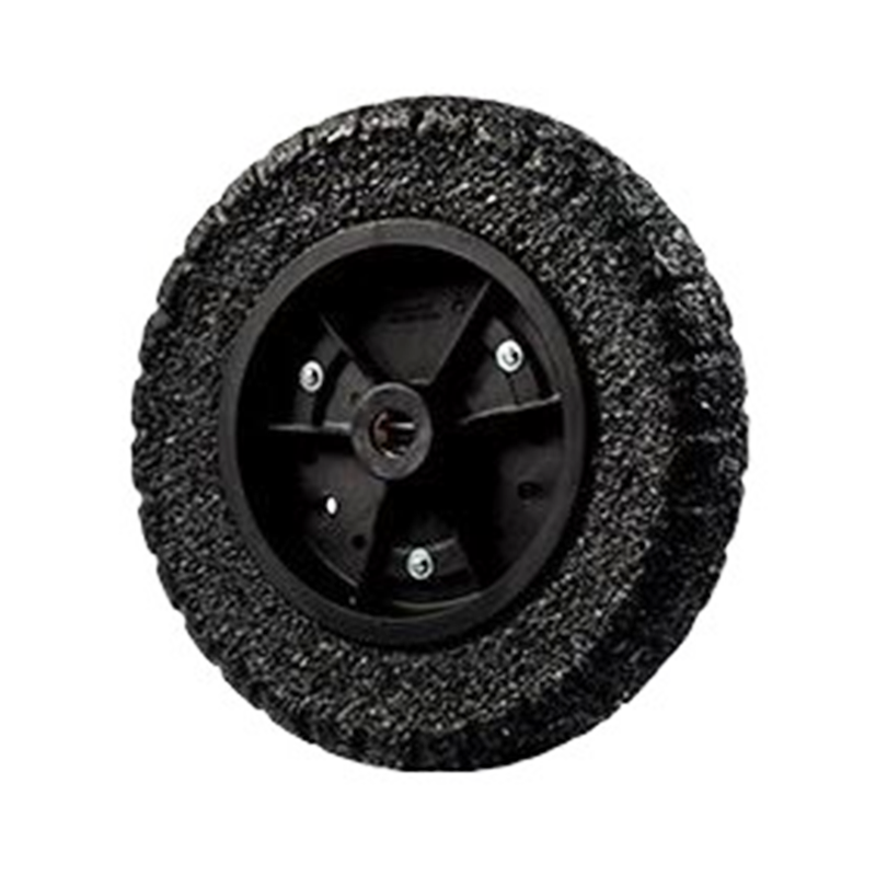 Roda Montada Pp Para Carro Mão 3,25x8 Furo Passante 3/4