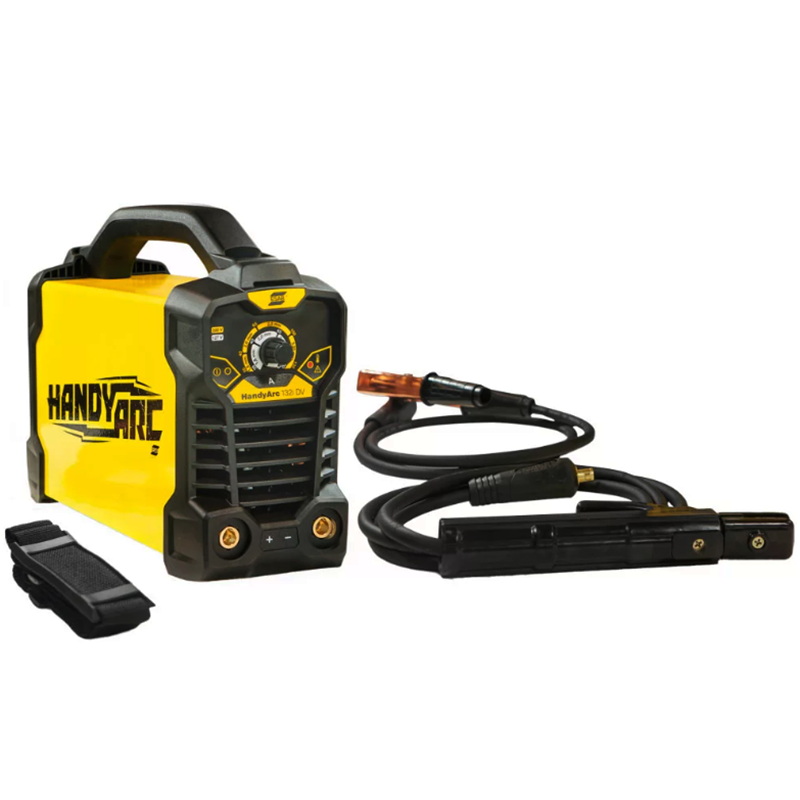 Máquina de Solda Inversora Handyarc 132i 20/130a Bivolt 3,5kg Com Garra Porta-Eletrodo E Alça Esab