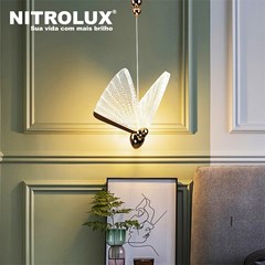 Luminária Led Pendente Ntl-002 6w 3000k 420lm 5549 Nitrolux