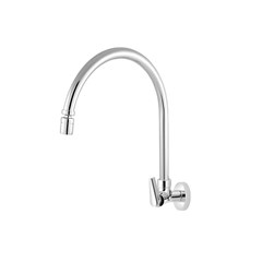 Torneira Cozinha Parede Bica Móvel Tubo Maior 1/4 de Volta Cromada Pinna 1165 Sigma