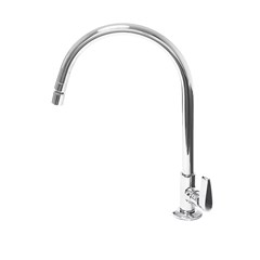 Torneira Cozinha Mesa Bica Móvel Tubo Maior 1/4 Volta Cromada Pinna 1164 Sigma