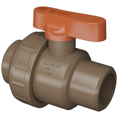 Registro de Esfera Soldável Pvc Marrom 32mm Fortlev