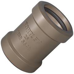 Luva de Correr Soldável Pvc Marrom 25mm Fortlev