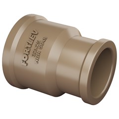 Luva de Redução Soldável Pvc Marrom 32x25mm Fortlev