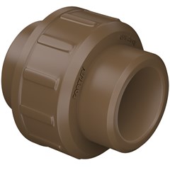 União Soldável Pvc Marrom 32mm Fortlev