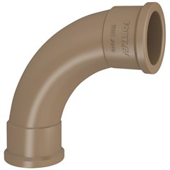Curva 90º Soldável Pvc Marrom 60mm Fortlev