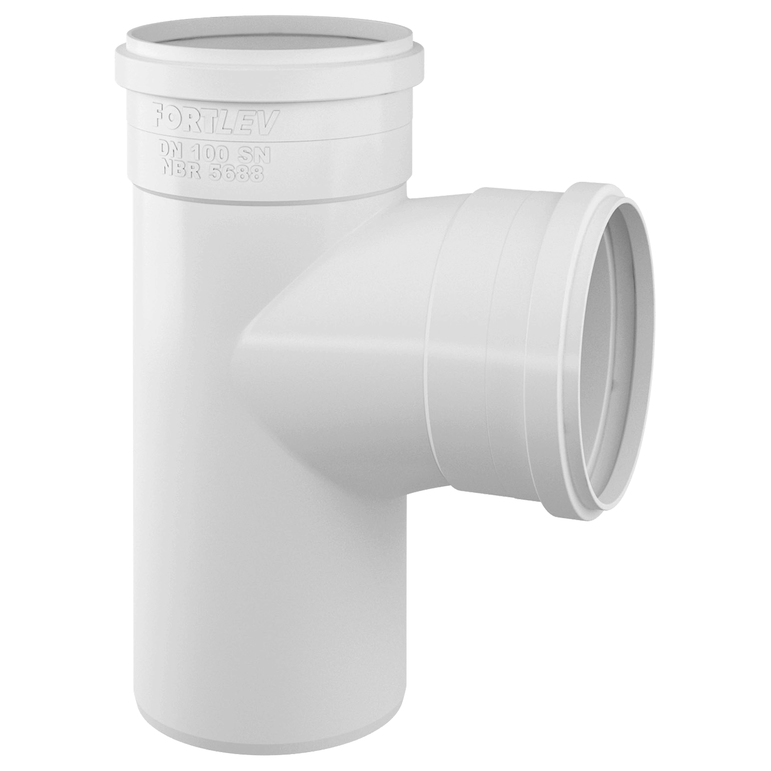 Te Esgoto Pvc Br 100mm Fortlev