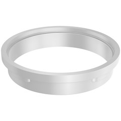 Porta-Grelha Esgoto Pvc Branco Redondo 150mm 11611501 Fortlev