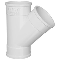 Junção Simples Esgoto Pvc Br 40mm Fortlev