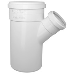 Junção de Redução Simples Esgoto Pvc Br 75x50mm Fortlev