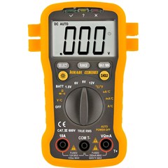 Multímetro Digital  600v Cat Iii (Mede Tensão Ac/Dc, Corrente Dc, Resistência, Testes de Diodo E Continuidade) Hm-2021b 21n272 Hikari