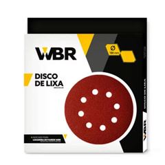 Disco de Lixa Para Parede Diâmetro 180mm Grão 80 Com 10 Unid. 909211 Wagner