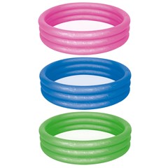 Banheira Pvc Inflável Infantil 130l Cores Sortidas C.1,02m X L.1.02m X A.25cm 1782 Mor