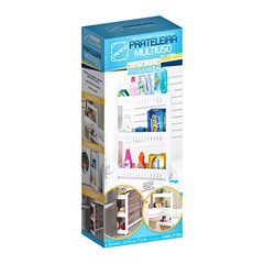 Organizador 3 Prateleiras Com Rodízios Branco C. 58 X L. 12,5 X A. 77,5cm 1840 Arthi