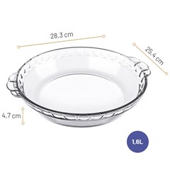 Forma Filetada 1,6l 28,3x25,4x4,7cm Marinex Nadir