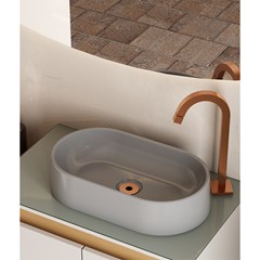 Cuba de Apoio L.37 X C.30 X A.9cm Libra Cinza 101420 Cozimax