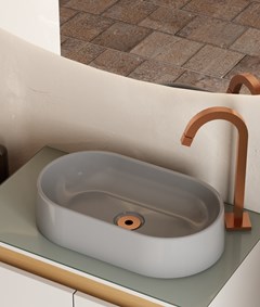 Cuba de Apoio L.43 X C.25 X A.8cm Nimbus Cinza 101443 Cozimax