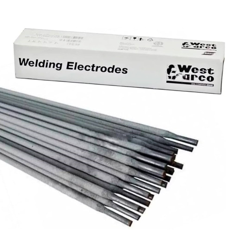 Eletrodo Para Solda Aço Carbono E7018 Weld Westarco 2,50x350mm Caixa Com 5,00kg 0749781 Esab