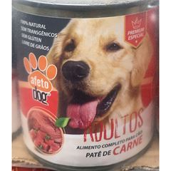Patê Para Cães Adultos Sabor Carne Premium 280g Afeto Dog