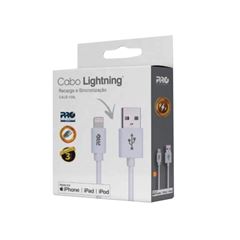 Cabo Usb Lightning Para Iphone/Ipad/Ipod 1m Caus-100l Proeletronic