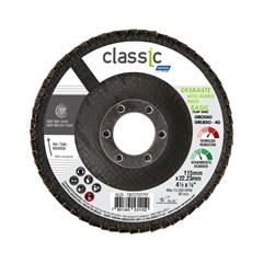 Disco Flap Plano Para Aço, Metal E Inox Diâmetro 115mm Furo 22,23mm Grão 120  R201 Norton