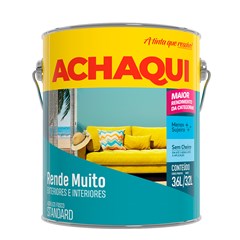 Tinta Acrílica Fosco Papoula 3,6l Rende Muito Achaqui