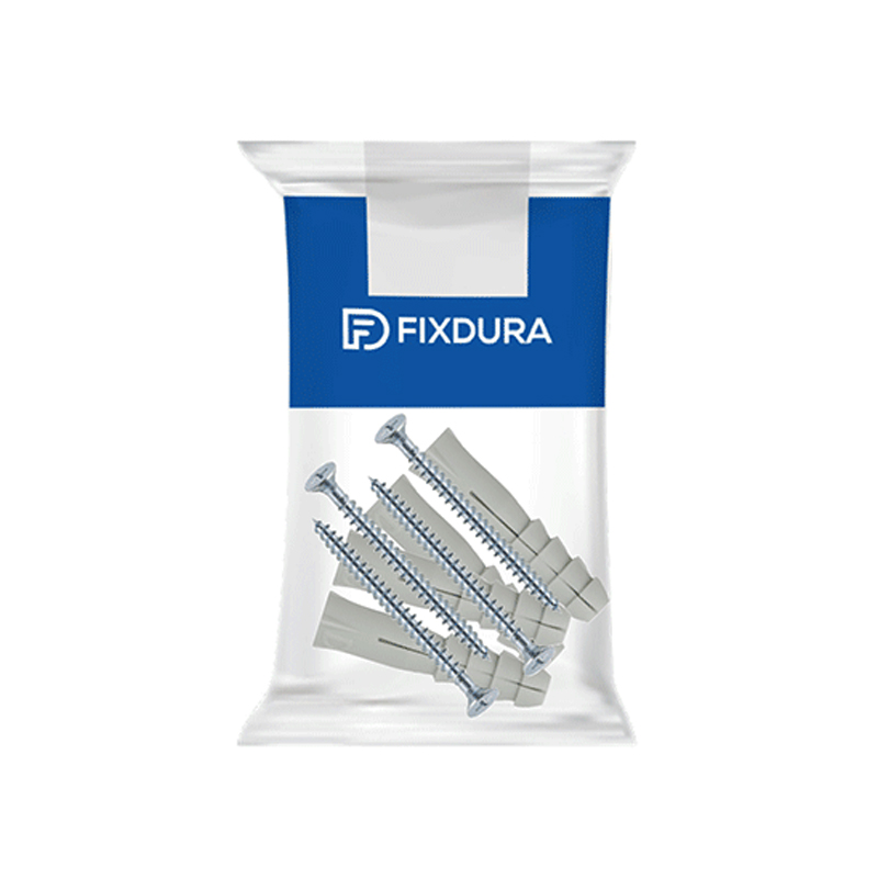 Bucha D 8 Com Parafuso Cabeça Chata Com 4 Peças 600869 Fixdura