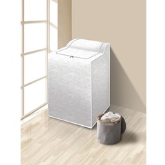 Capa Para Máquina de Lavar Em Pvc Flanelada Korino Lisa-Lisa Tam.Gg 66x72x102cm Ref.740/Gg Plast Leo