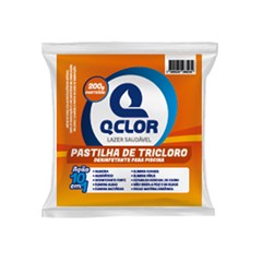Pastilha de Cloro Tricloro 10 Em 1 Para Piscina 200g Qclor