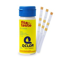 Fita Teste Para Piscina (5 Testes Com 25 Fitas) Qclor