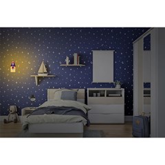 Luminária Led Noturna Infantil Foguete 1w 3000k Avant