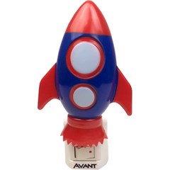 Luminária Led Noturna Infantil Foguete 1w 3000k Avant