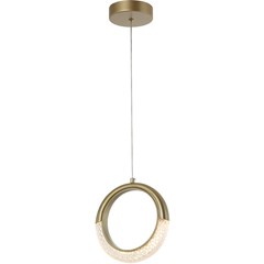 Luminária Led Pendente Mônica 5w 3 Temp.Cor 3000/4000 E 6500k 500lm Bivolt Dourado Avant