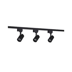 Luminária Led Kit Trilho 3 Spots 3 X 5w 100 A 240v 1050lm 3000k Preto Avant