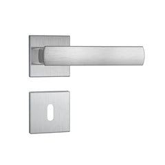 Fechadura Interna Maçaneta Alavanca Roseta Quadrada 803/35 Inox Escovado 41751 Stam