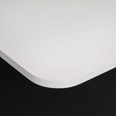 Mesa Dobrável Em Mdp 80x41cm 15mm C/Suporte E Kit Fixação Branca 9788 Bemfixa