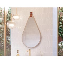 Espelho Gota Cappuccino 50 X 76 X 1,5cmcm 22468.49 Mgm