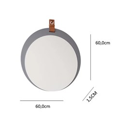 Espelho Lua Pistache 60 X 60 X 1,5cmcm 22469.41 Mgm