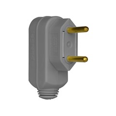 Plug Macho 2p-10a Cinza 615920 Pial
