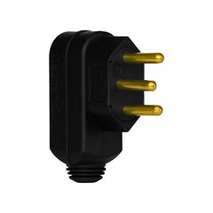 Plug Macho 3p-10a  Preto 615911 Pial