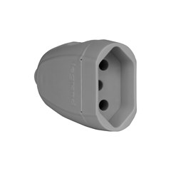 Plug Fêmea 3p-20a Cinza 615977 Pial