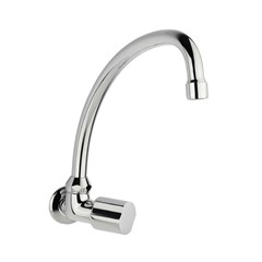 Torneira Cozinha Parede Metal Cromado 1/4 de Volta Petra 1169-Pet-Cr Fabrimar