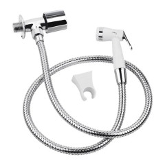 Ducha Higiênica Metal Cromado 1/4 de Volta Petra 2195-Pet-Cr Fabrimar