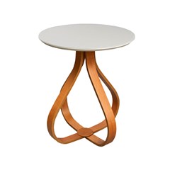 Mesa Lateral Bella 0,58 X 0,58 X 0,70cm Luka Decor