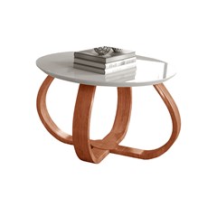 Mesa Centro Bella 0,58 X 0,58 X 0,35cm Ou 0,40 Luka Decor