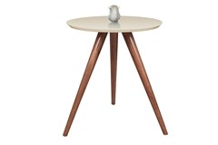 Mesa de Canto Tripé 0,58 X 0,58 X 0,50/0,60/0,70cm Luka Decor