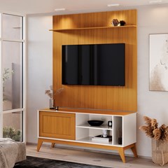 Painel Para Tv Avant 180 Cedro (Alt.136 X Larg.179 X Prof.14cm) 775295 Edn Móveis