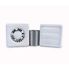 Exaustor Modelo Air'Brise 80 100mm 20w 220v Completo (Com Tubo E Grade) 03005600014 Ventokit