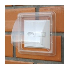 Protetor de Tomadas Interruptores Chaves Elétricas Dryplug Simples 20010000001 Ventokit